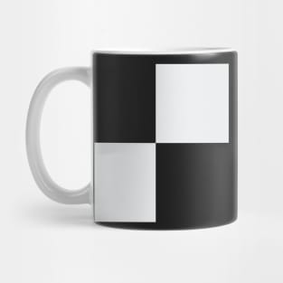 Juventus Black and White Checkered Fan Flag Mug